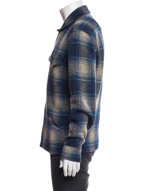 Ralph Lauren Denim & Supply Wool Plaid Print Polo Sweater