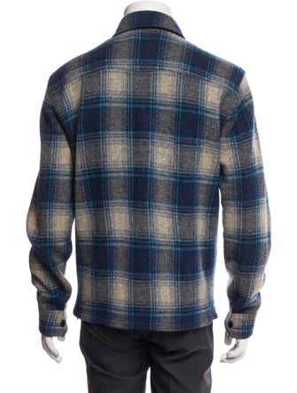 Ralph Lauren Denim & Supply Wool Plaid Print Polo Sweater