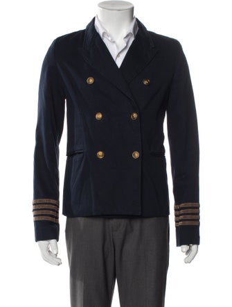 Ralph Lauren Denim & Supply Striped Peacoat