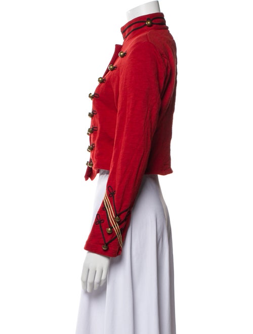 Ralph Lauren Denim & Supply Graphic Print Biker Jacket