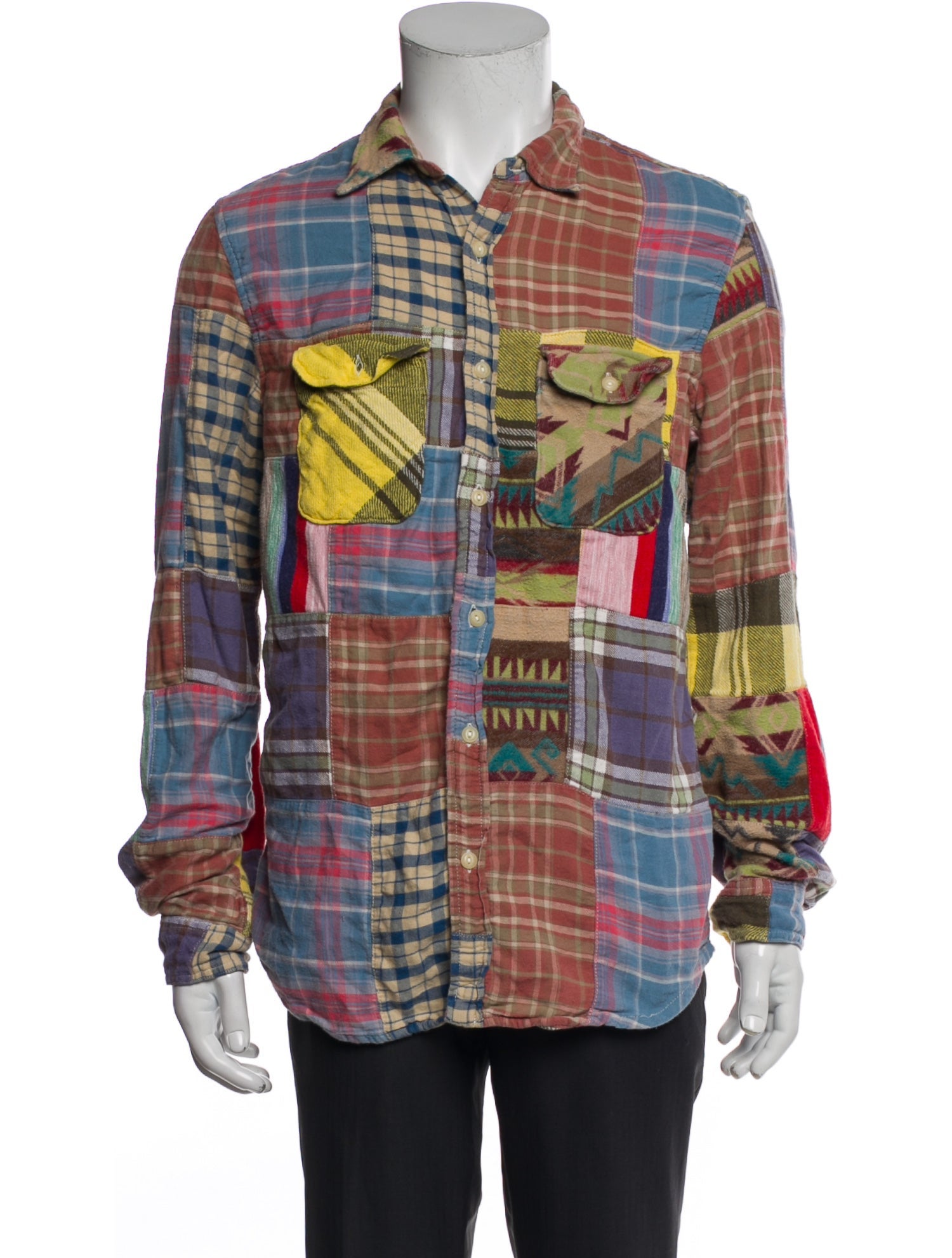 Ralph Lauren Denim & Supply Plaid Print Coat