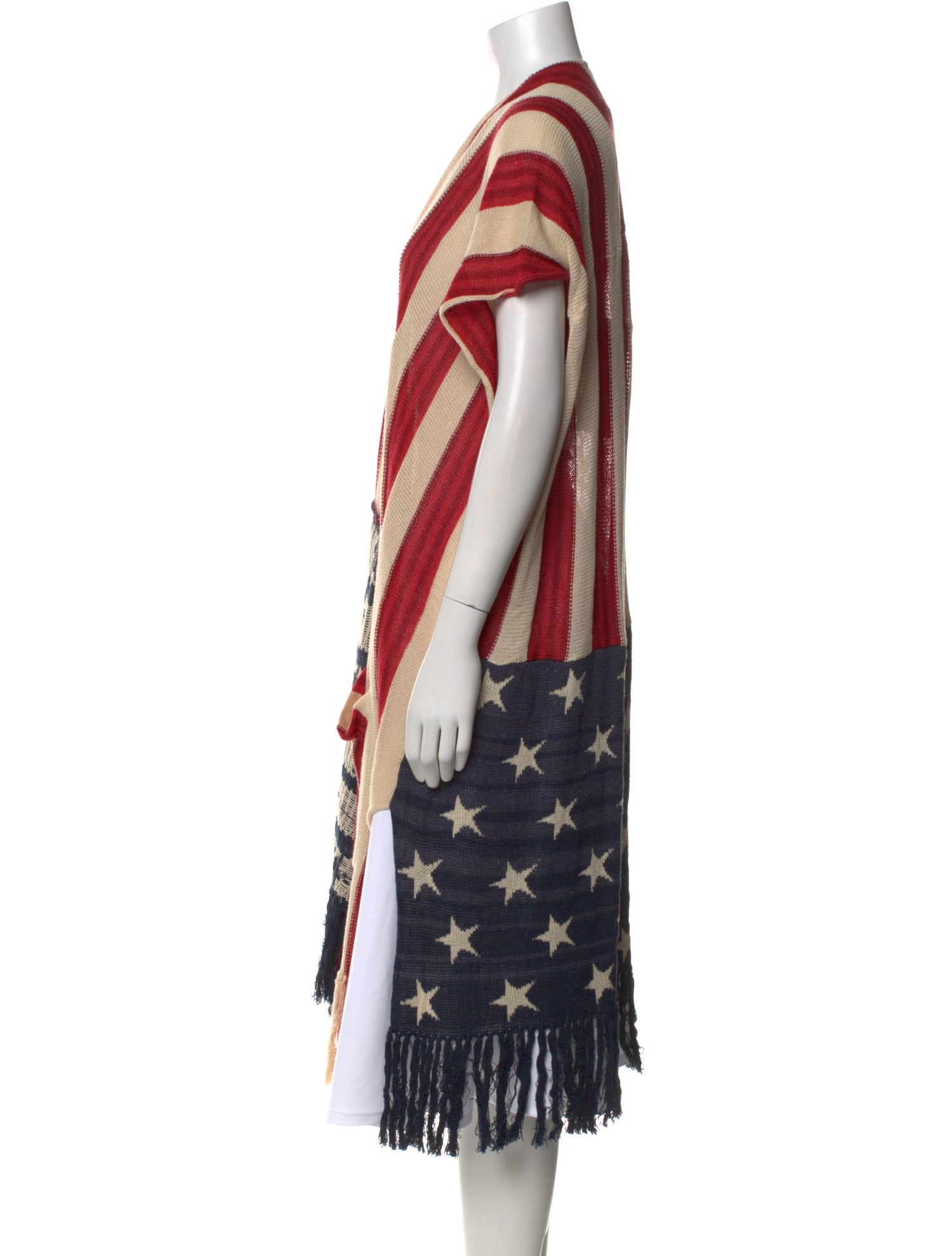 Ralph Lauren Denim & Supply Striped Open Front Sweater