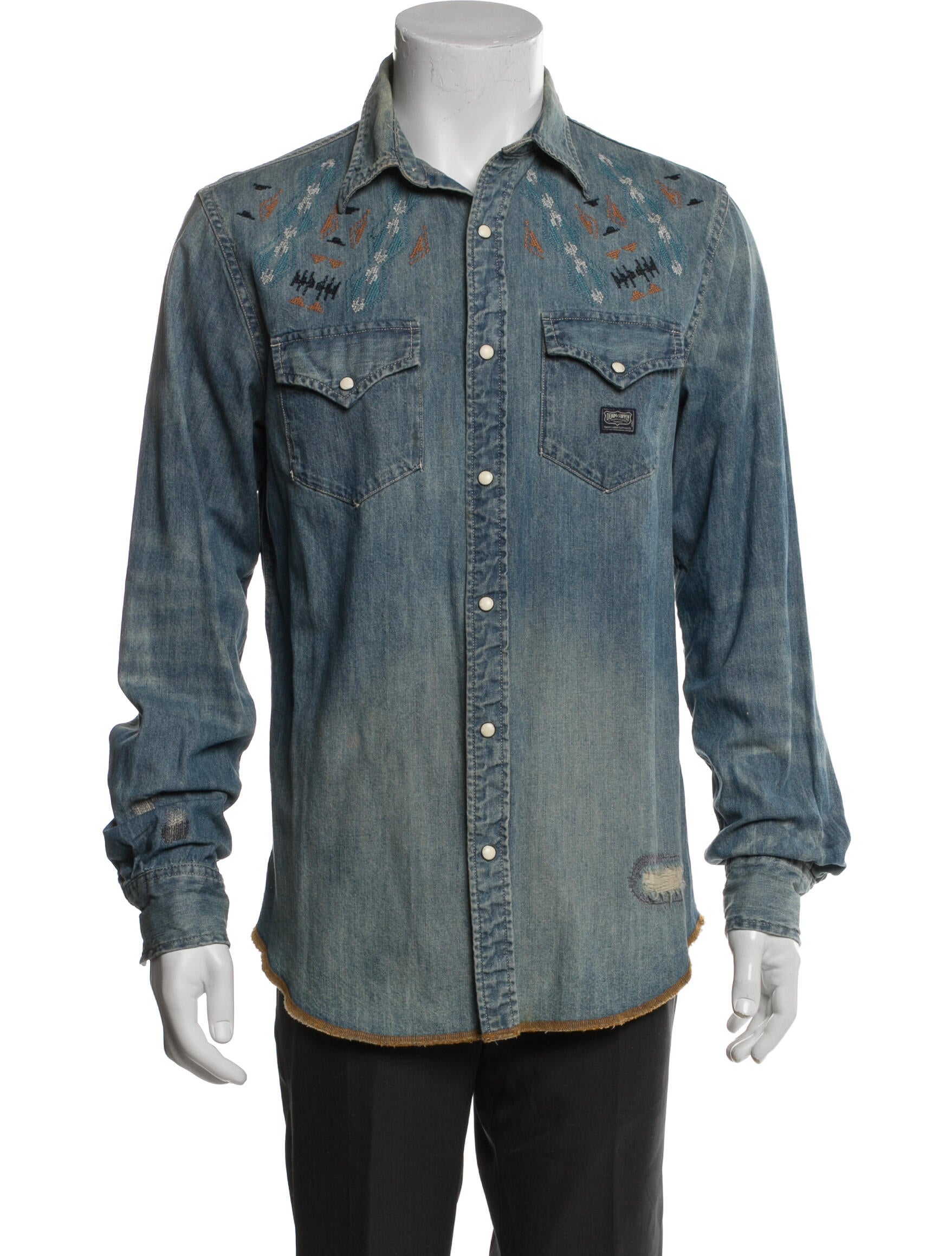 Ralph Lauren Denim & Supply Long Sleeve Denim Shirt