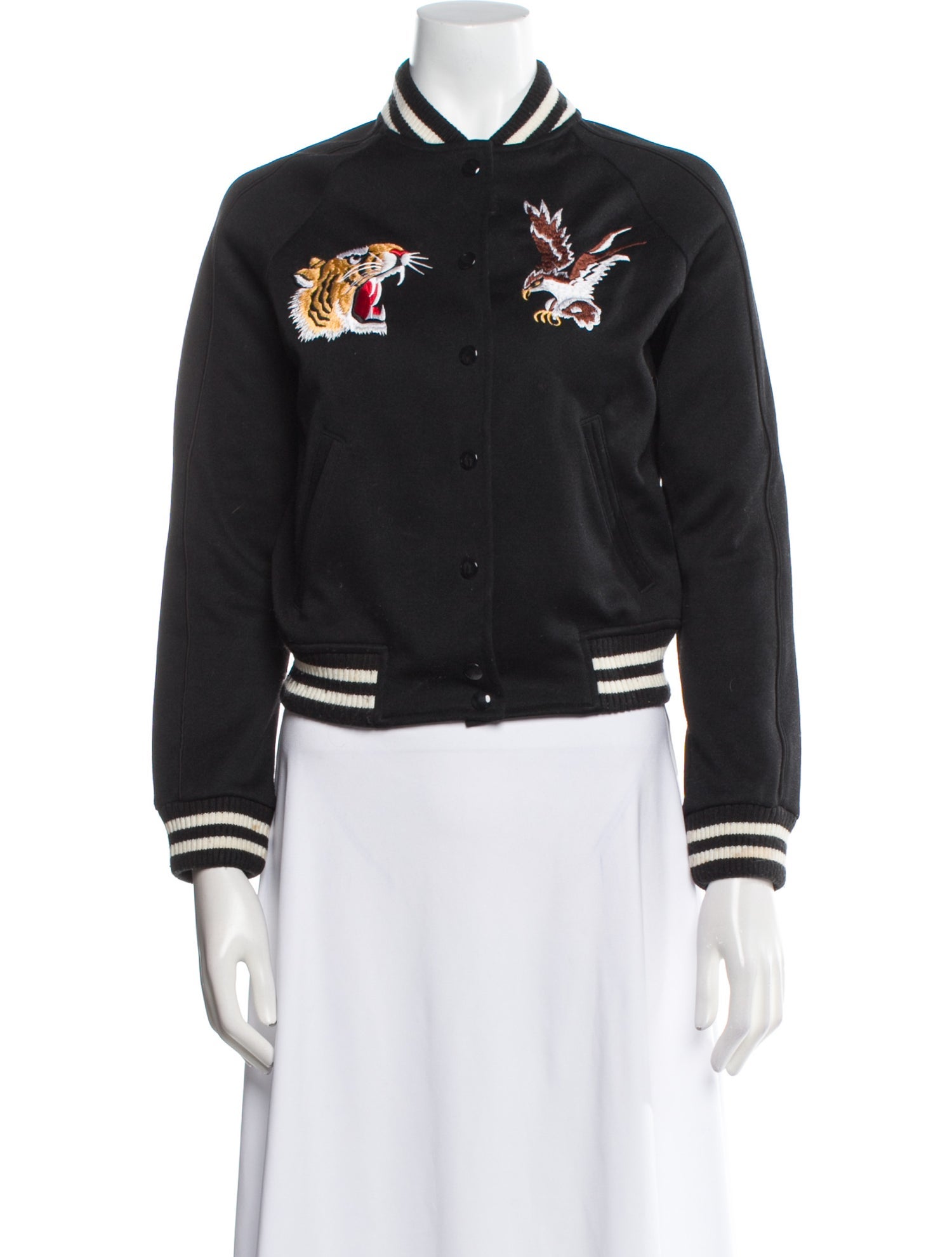 Ralph Lauren Denim & Supply Graphic Print Bomber Jacket