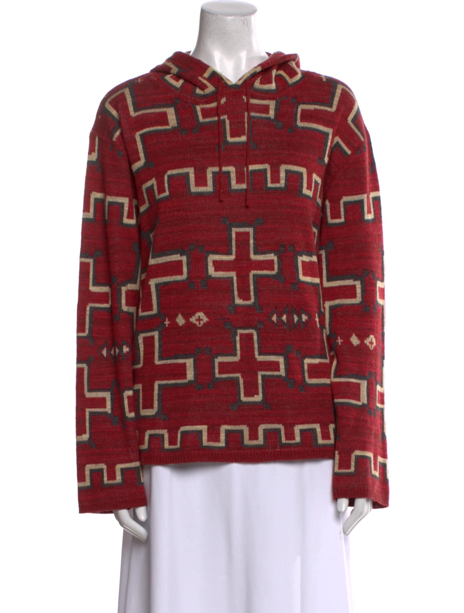 Ralph Lauren Denim & Supply Printed V-Neck Sweater