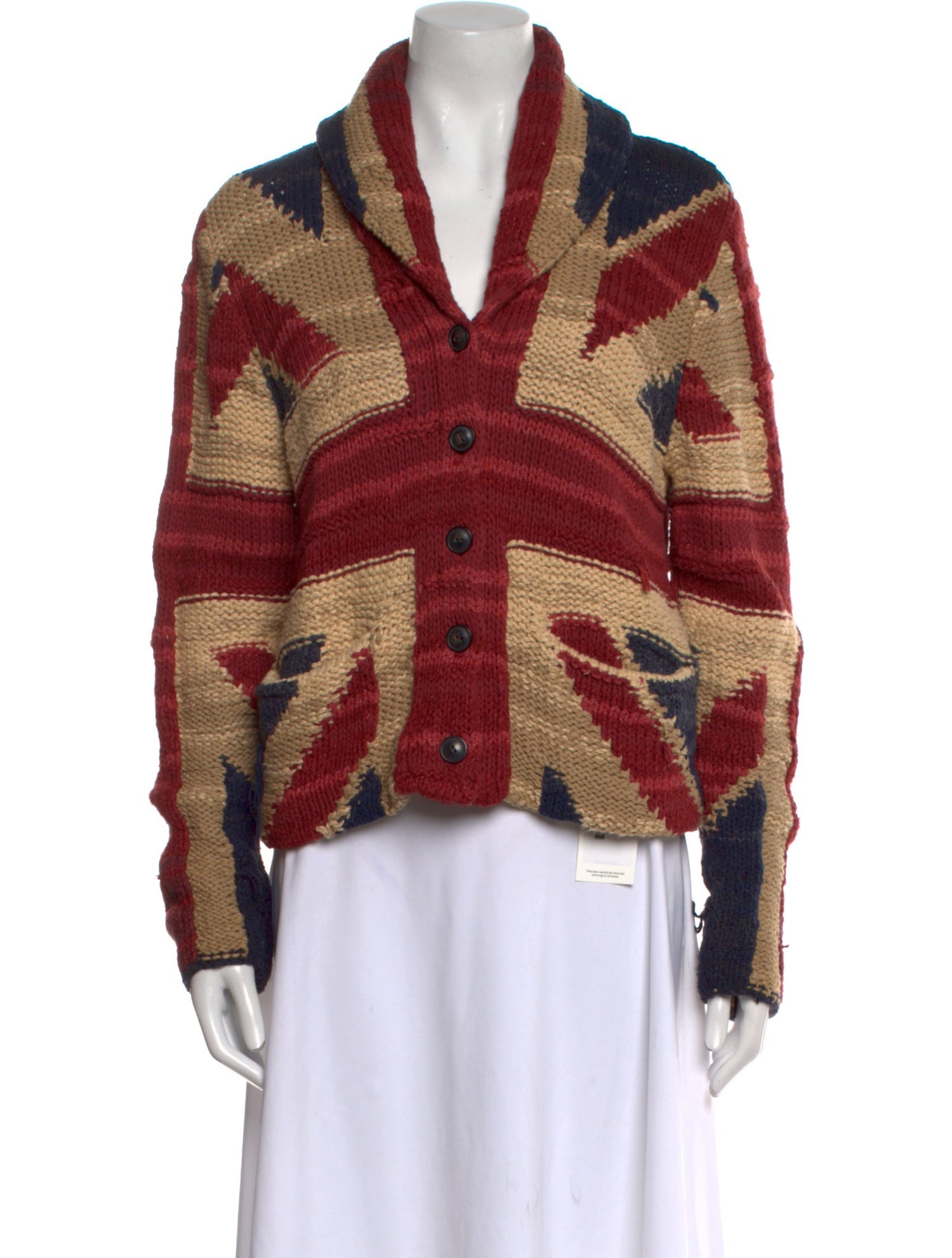 Ralph Lauren Denim & Supply Printed V-Neck Sweater