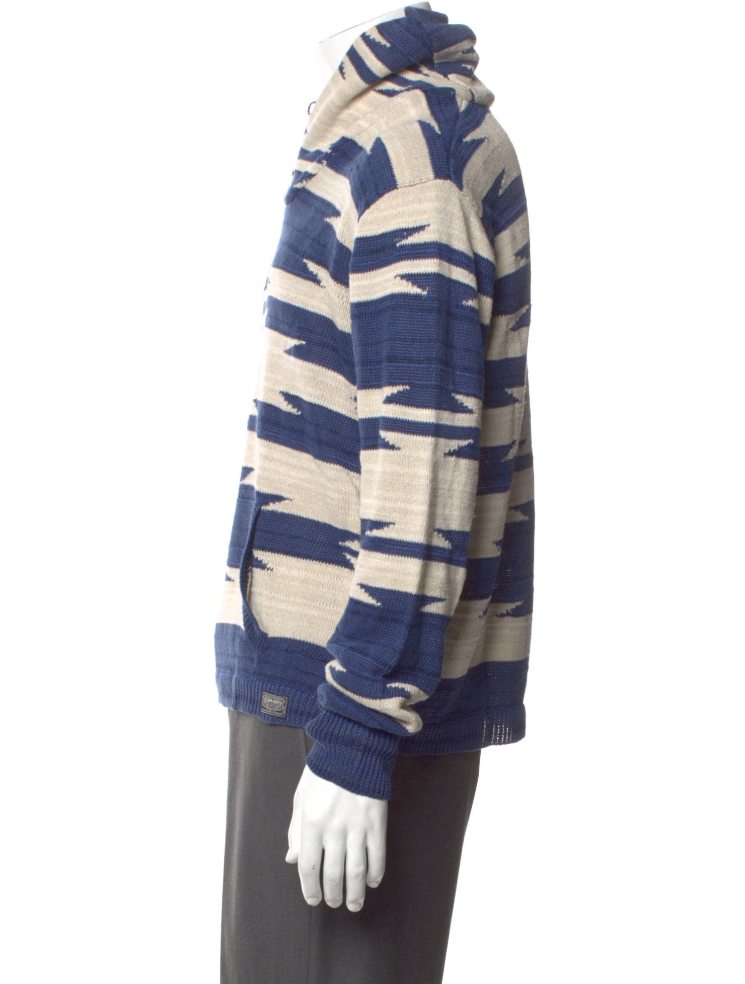 Ralph Lauren Denim & Supply Striped Mock Neck Pullover