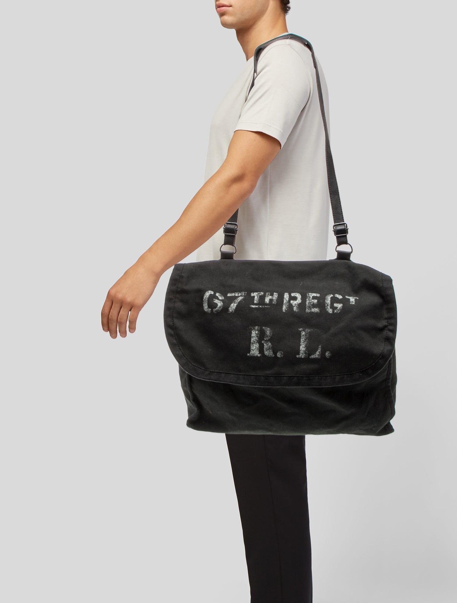Ralph Lauren Denim & Supply Canvas Messenger Bag