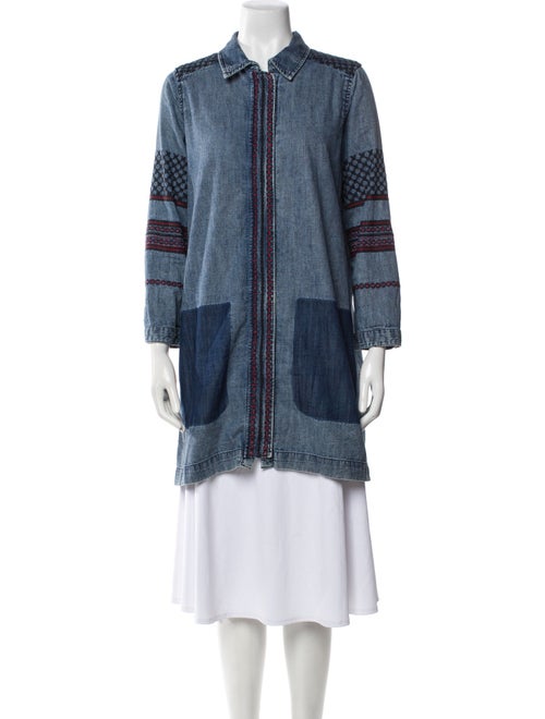 Rapsodia Striped Denim Jacket