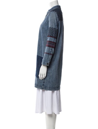 Rapsodia Striped Denim Jacket