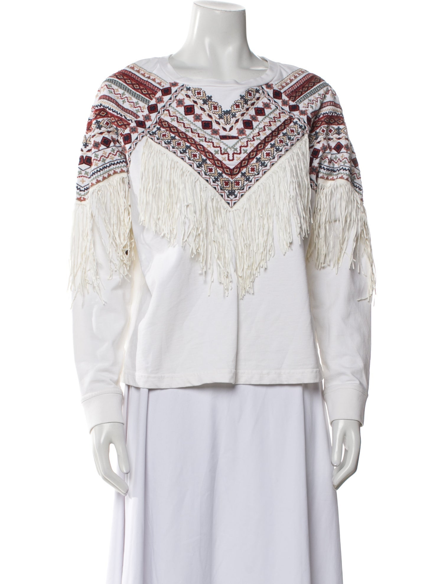 Rapsodia Printed V-Neck Blouse