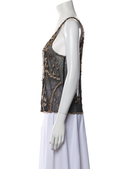 Rapsodia Printed Scoop Neck Top