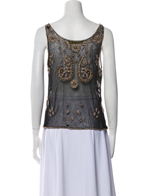 Rapsodia Printed Scoop Neck Top