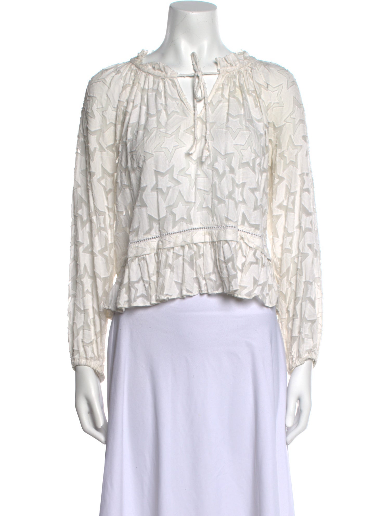 Rapsodia Printed V-Neck Crop Top