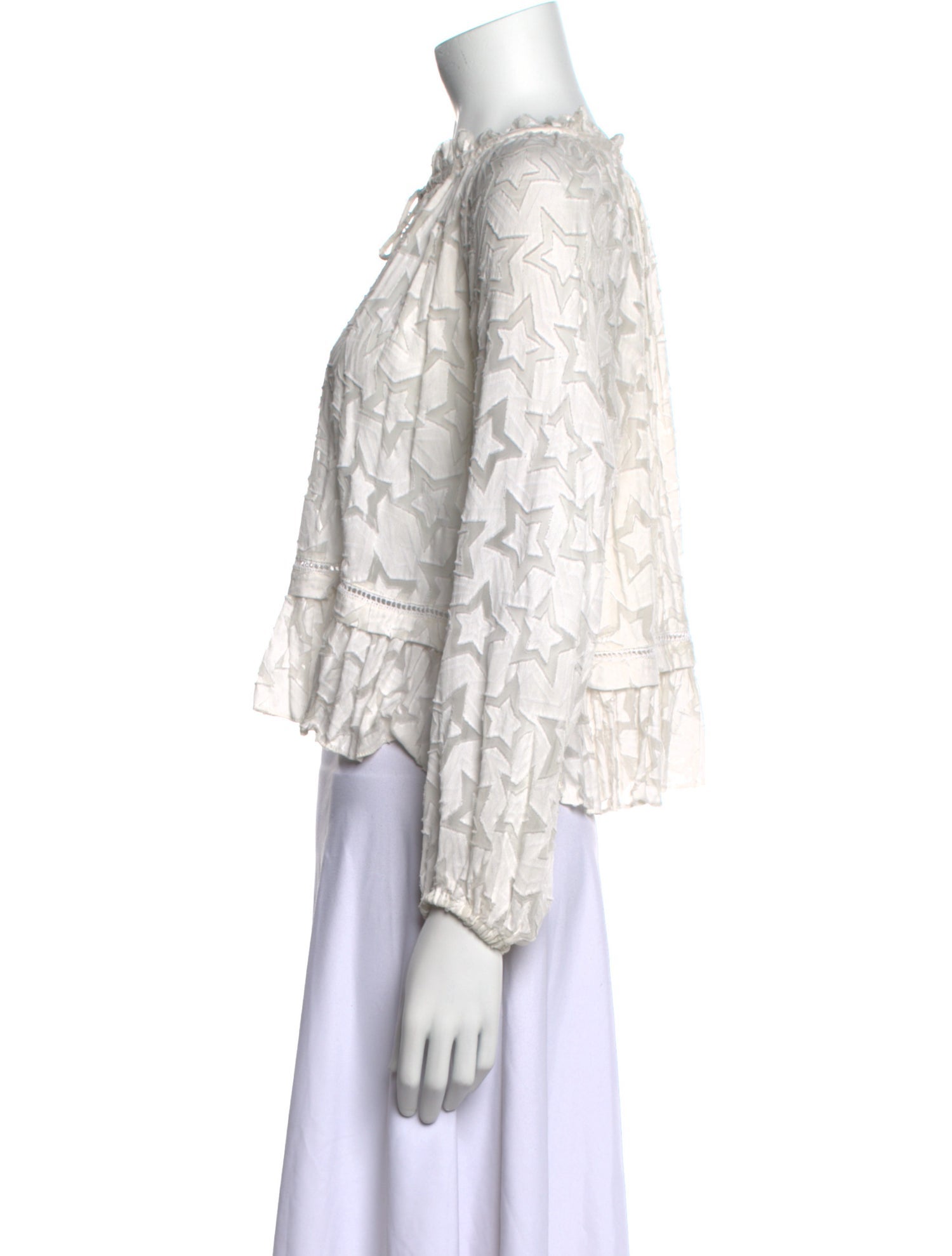 Rapsodia Printed V-Neck Crop Top