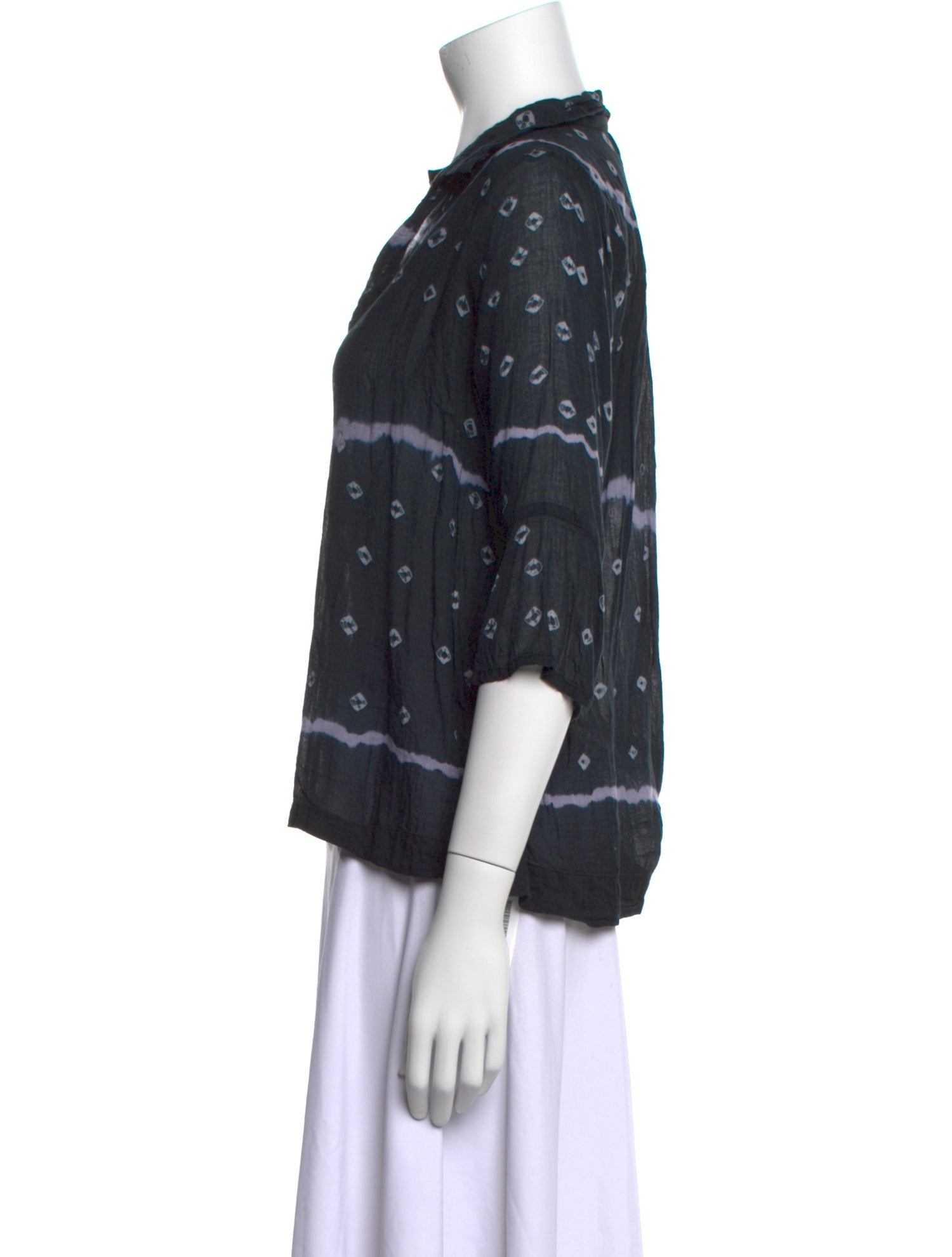 Rapsodia Printed Cowl Neck Blouse