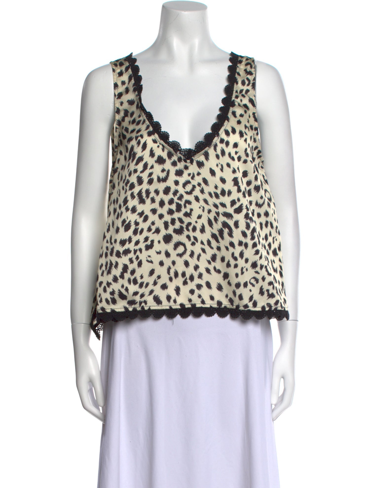 Rapsodia Animal Print V-Neck Top