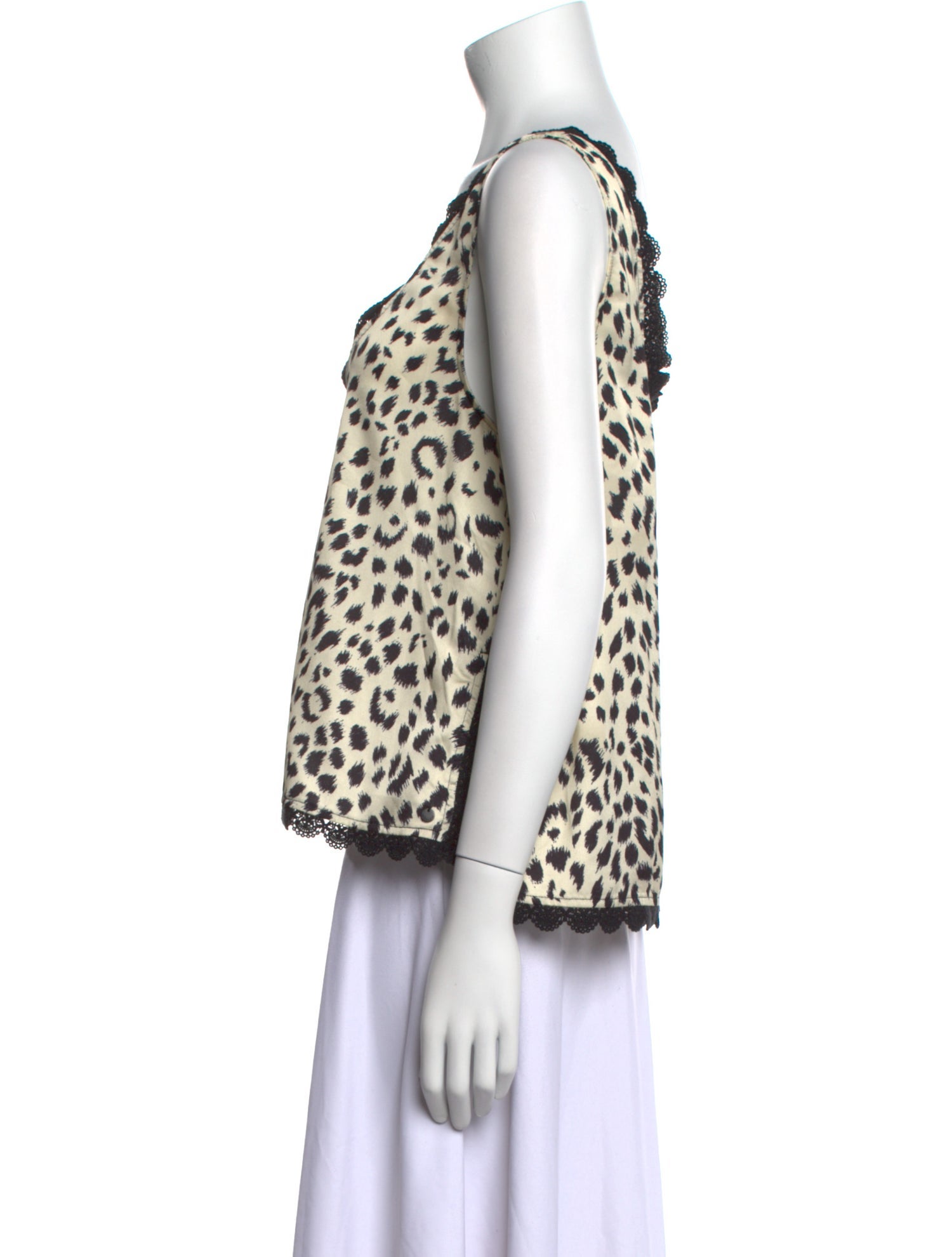 Rapsodia Animal Print V-Neck Top