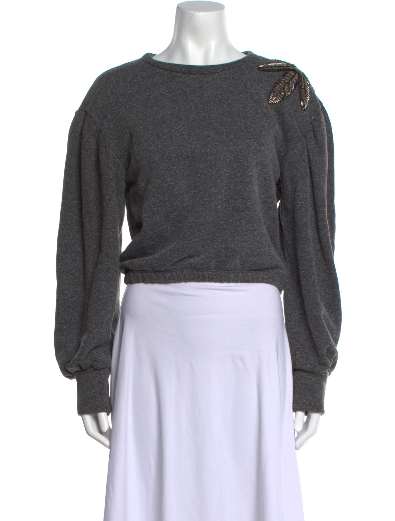 Rapsodia Bateau Neckline Long Sleeve Sweatshirt