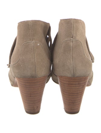 Rapsodia Suede Colorblock Pattern Boots