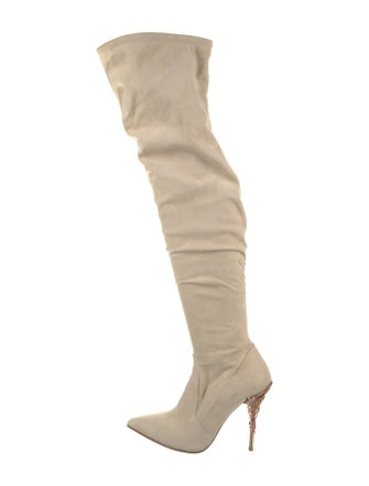 Ralph & Russo Suede Slouch Boots