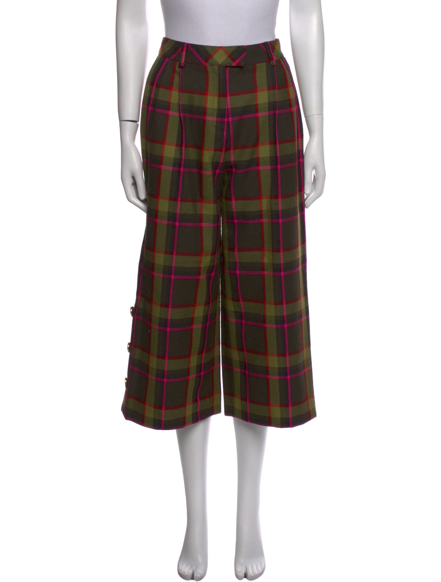 Ralph & Russo Virgin Wool Wide Leg Pants