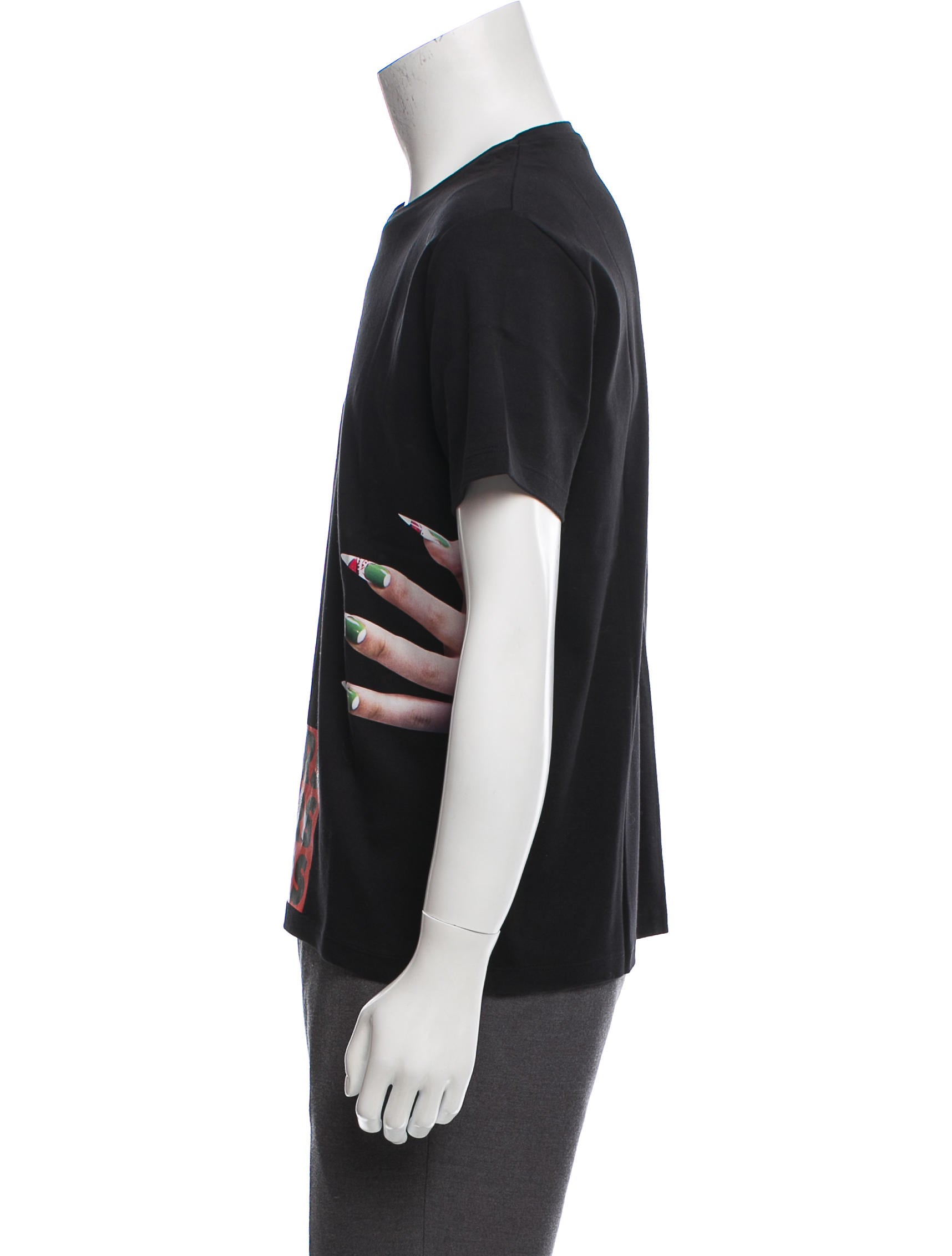 Raf Simons x Sterling Ruby Nails Graphic T-Shirt w/ Tags - Black T