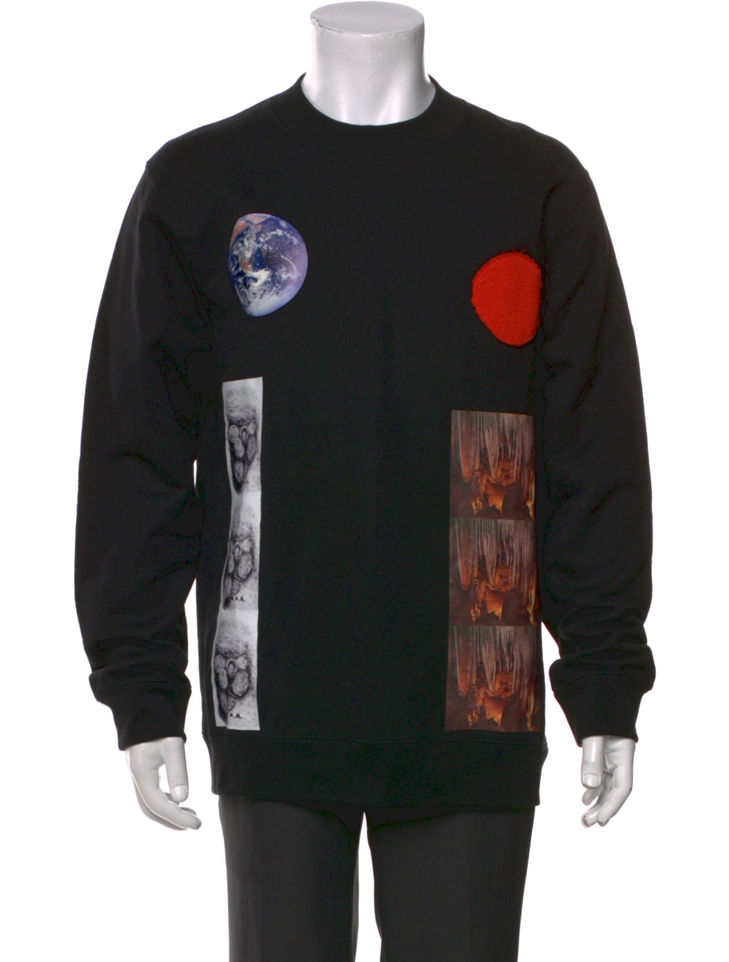 Raf Simons x Sterling Ruby Printed Crew Neck Sweatshirt