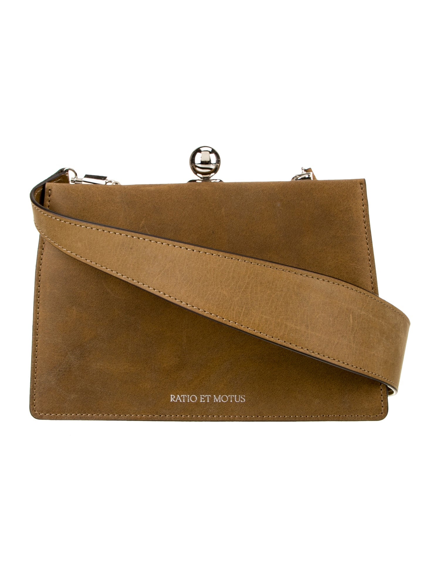 Ratio et Motus Leather Shoulder Bag