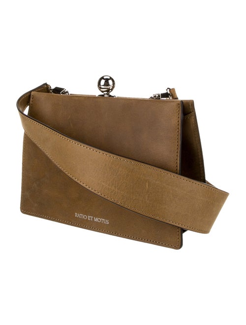 Ratio et Motus Leather Shoulder Bag