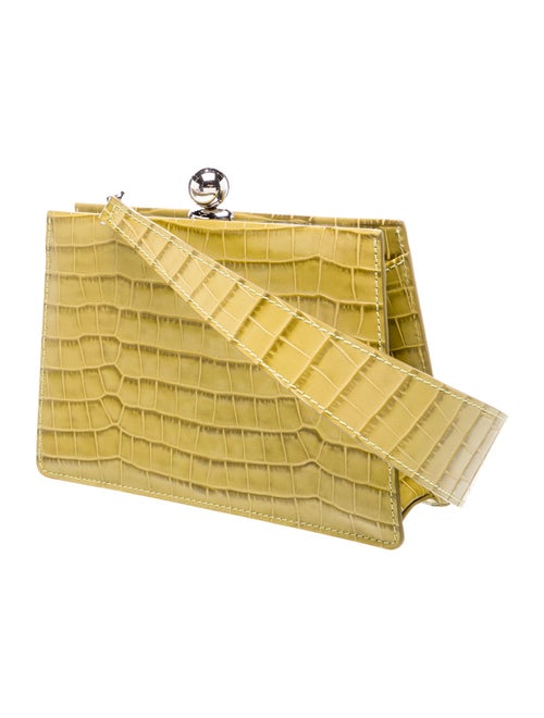 Ratio et Motus Embossed Leather Crossbody Bag