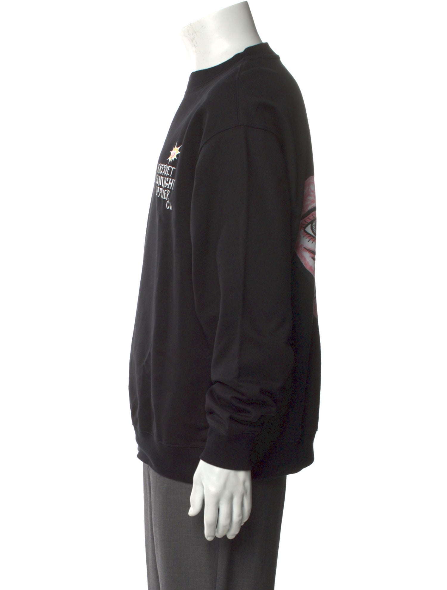 Rassvet Graphic Print Crew Neck Sweatshirt