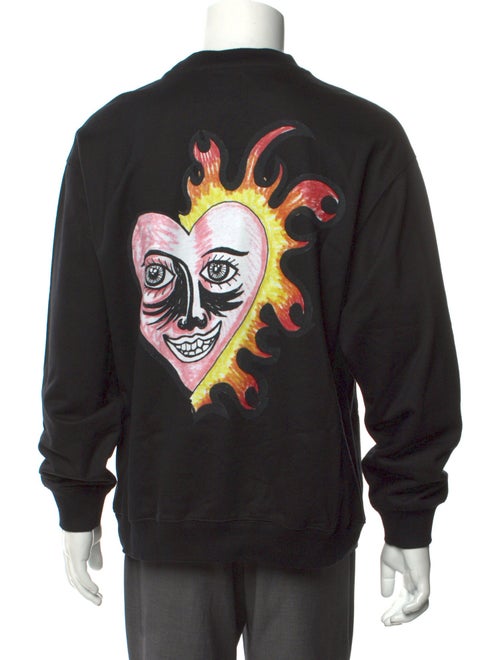 Rassvet Graphic Print Crew Neck Sweatshirt