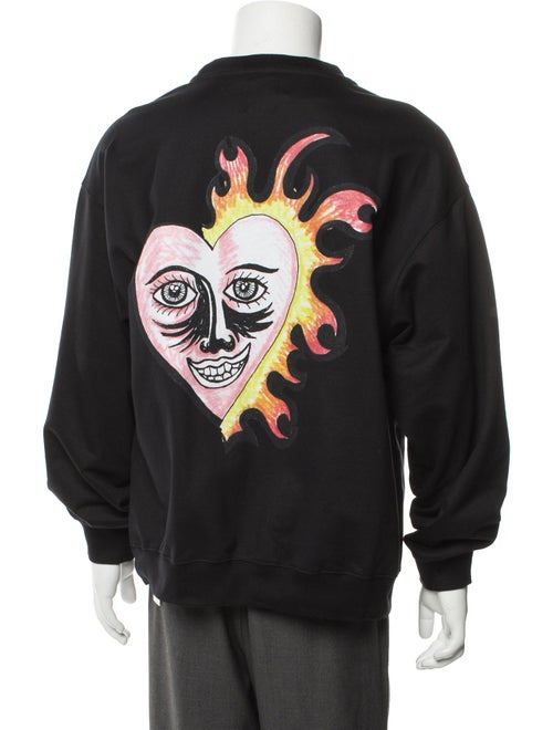 Rassvet Graphic Print Crew Neck Sweatshirt
