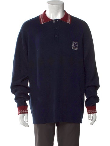 Rassvet Sweaters Graphic Print Crew Neck Polo Sweater XL