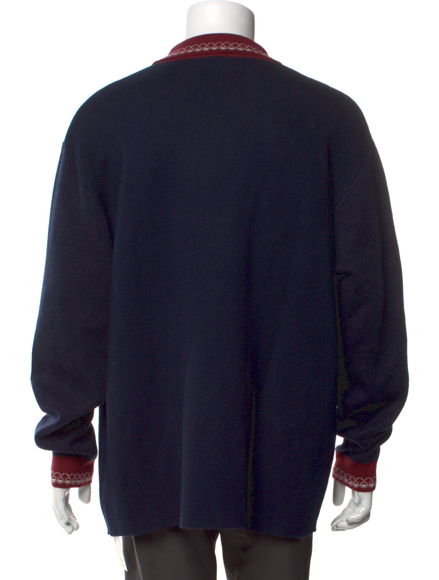 Rassvet Graphic Print Crew Neck Polo Sweater