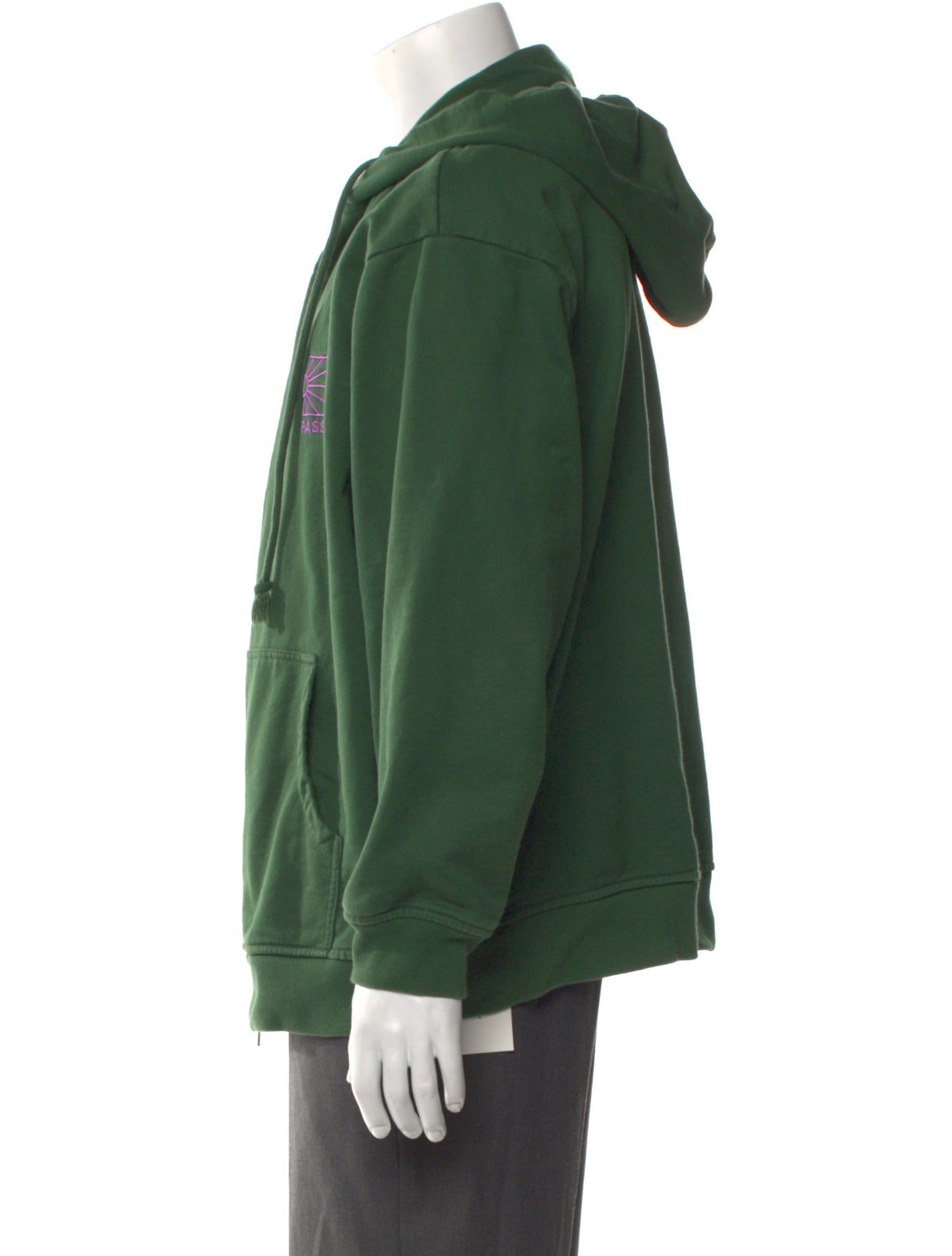 Rassvet Graphic Print V-Neck Hoodie