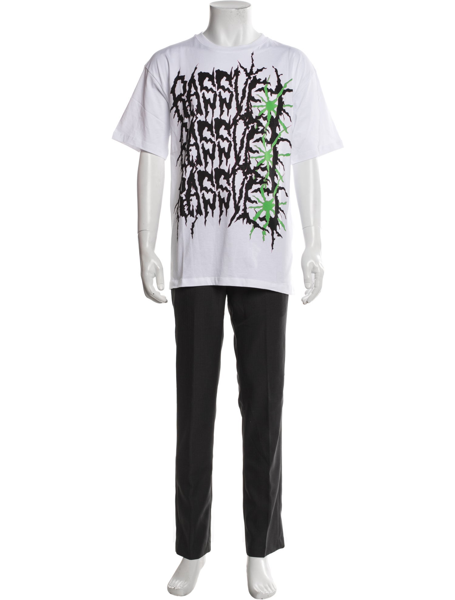 Chrome Hearts Union Jack Graphic Print T-Shirt - White T-Shirts