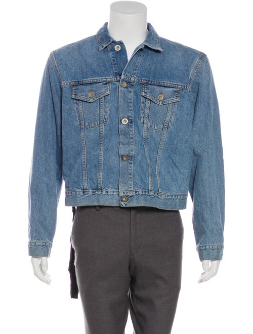 Unravel Project 2018 Graphic Print Denim Jacket De