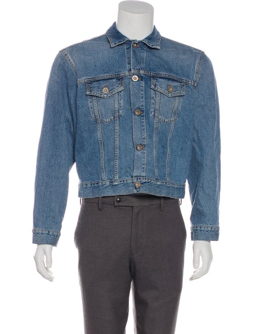 Unravel Project Graphic Print Denim Jacket Denim