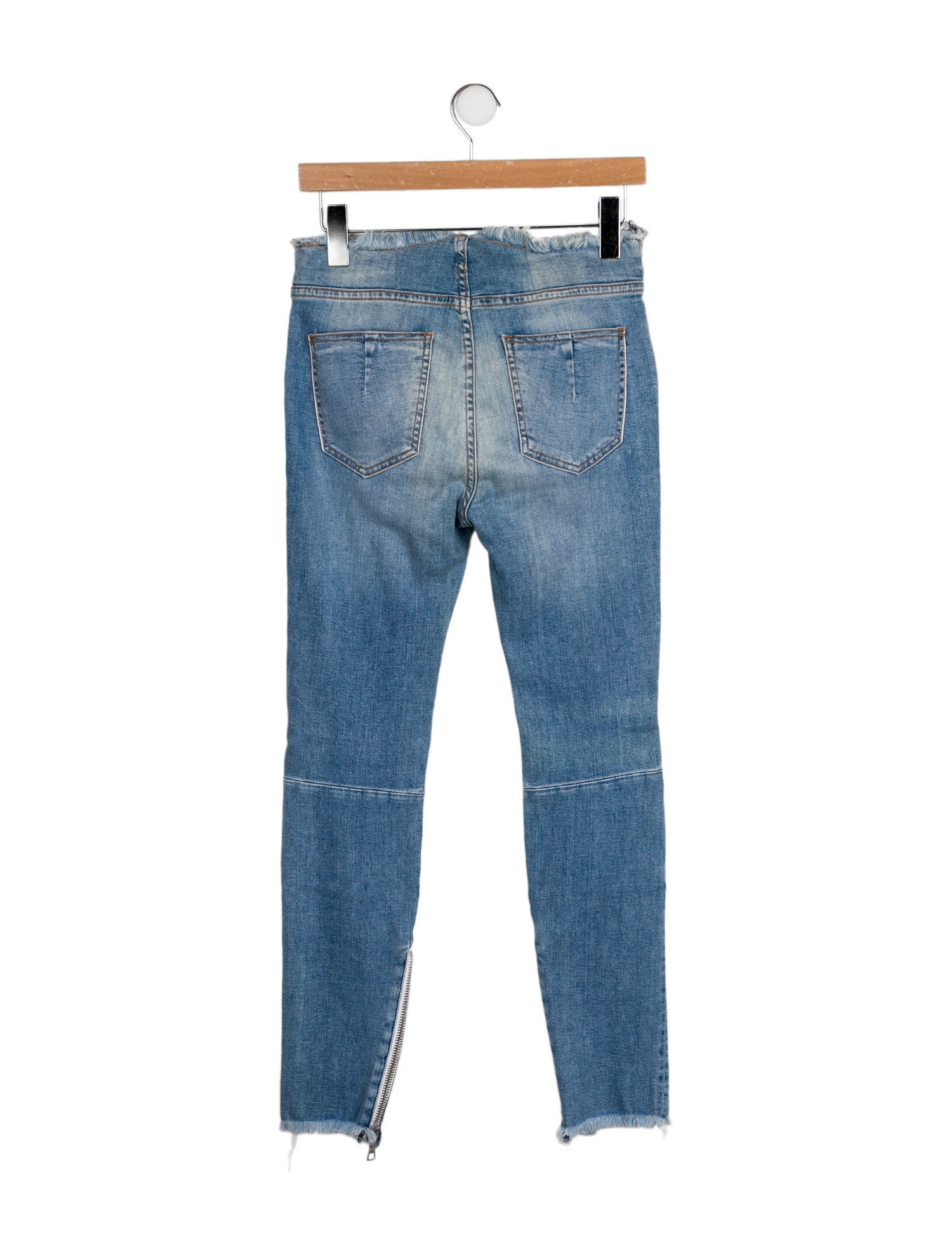 Unravel Project Mid-Rise Skinny Leg Jeans