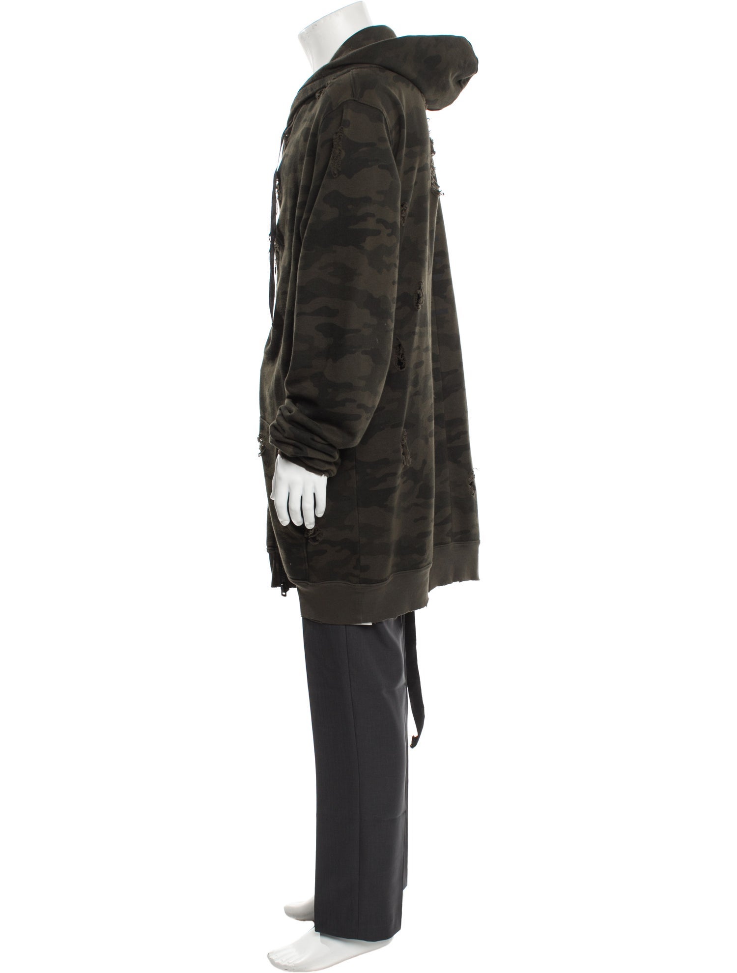 Unravel Project Mock Neck Long Sleeve Cardigan