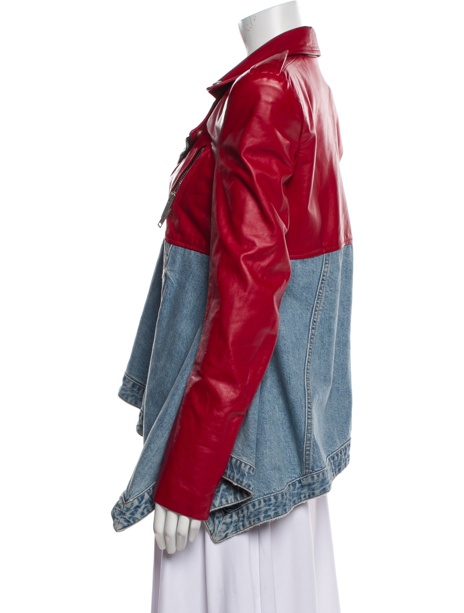 Unravel Project Printed Biker Jacket