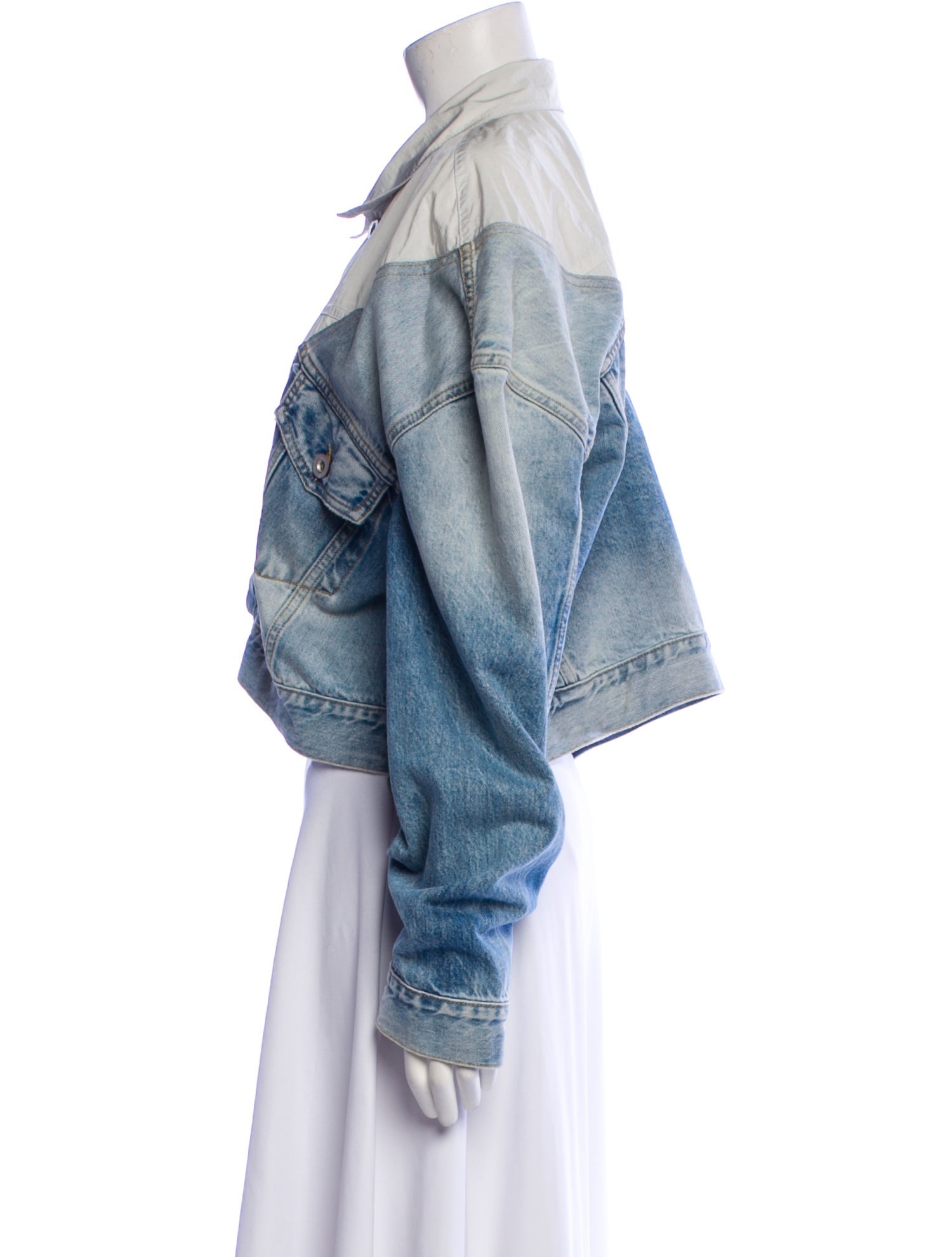 Unravel Project Printed Denim Jacket
