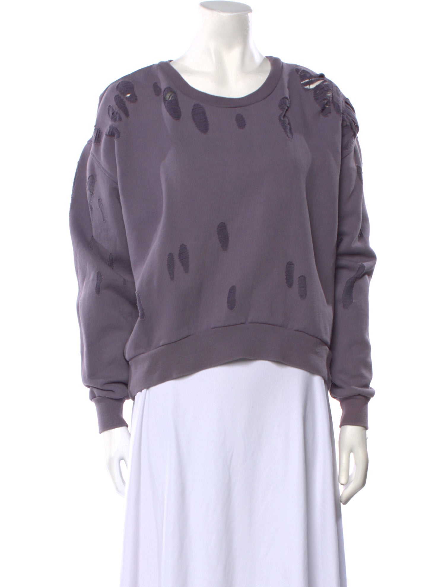 Unravel Project Printed Crew Neck Sweatshirt