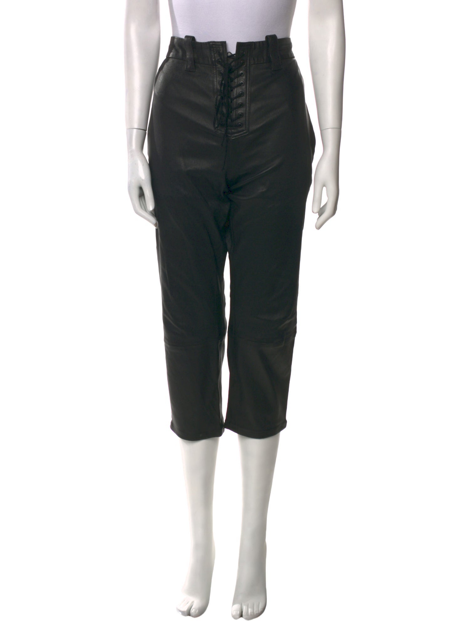 Unravel Project Leather Straight Leg Pants