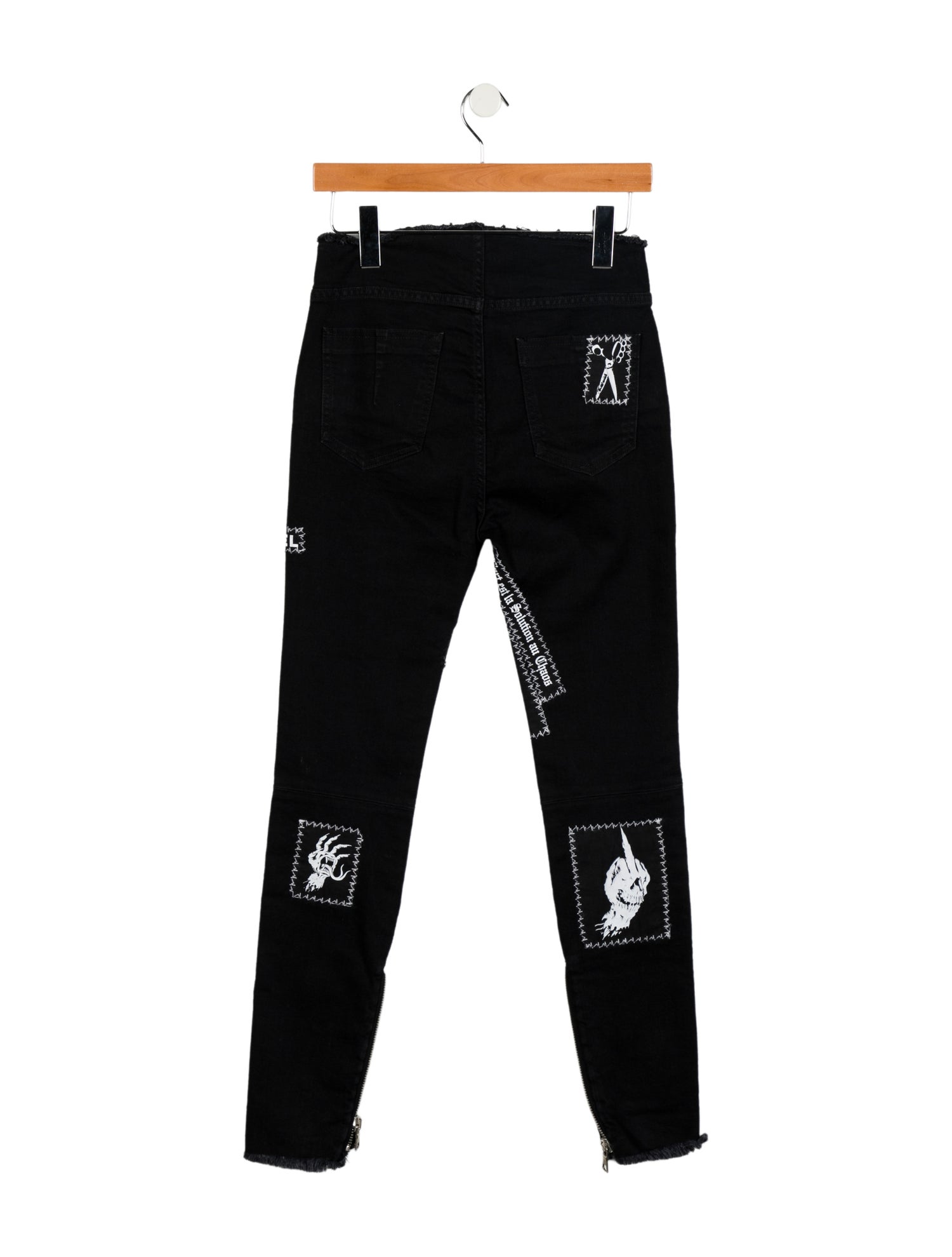 Unravel Project Mid-Rise Skinny Leg Jeans