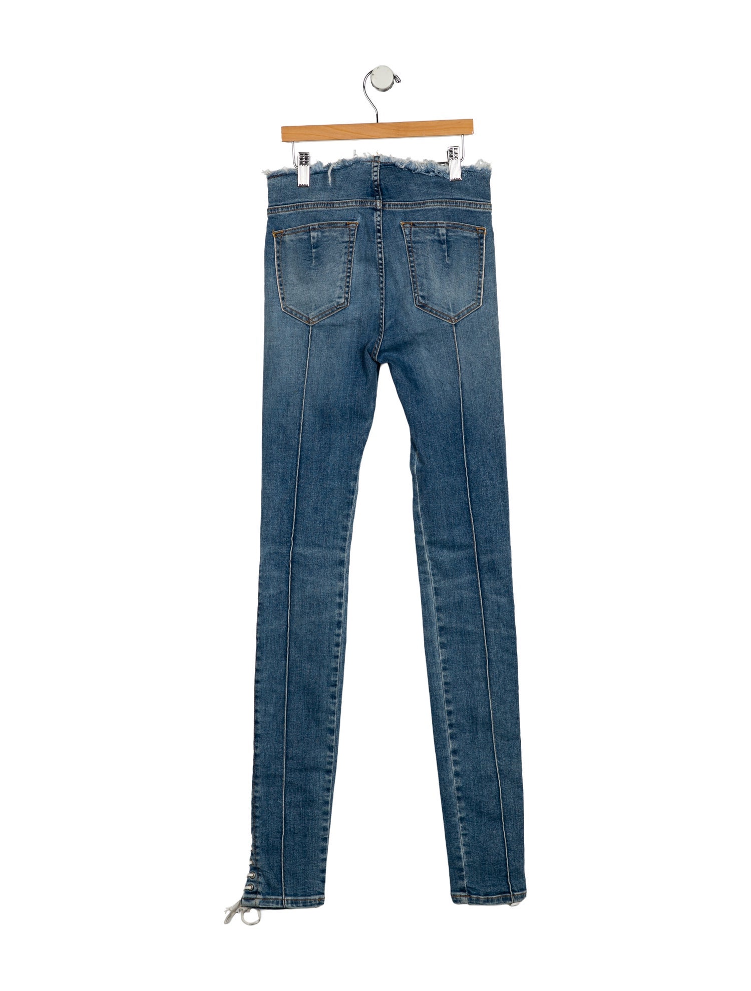 Unravel Project Mid-Rise Skinny Leg Jeans