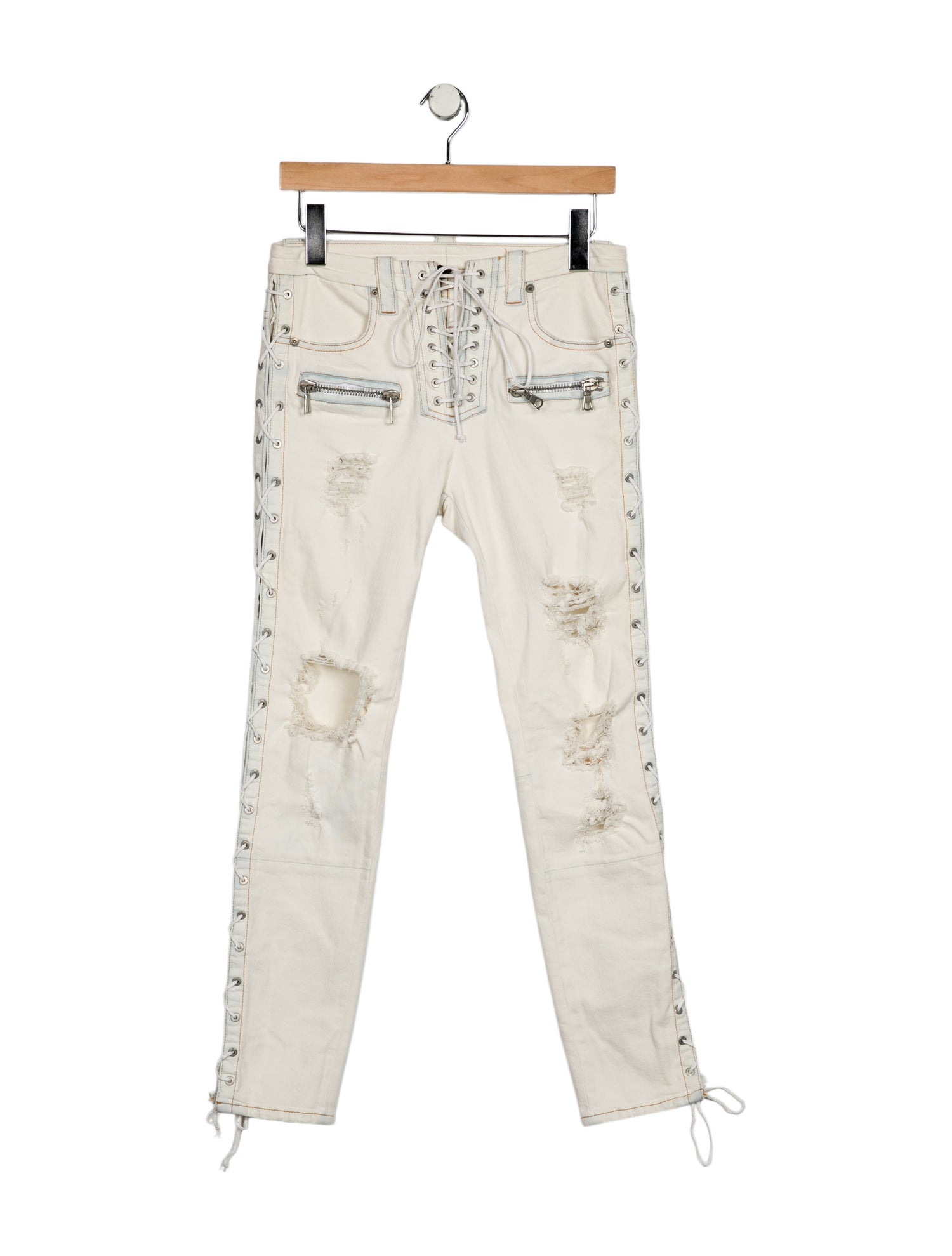 Unravel Project Mid-Rise Skinny Leg Jeans