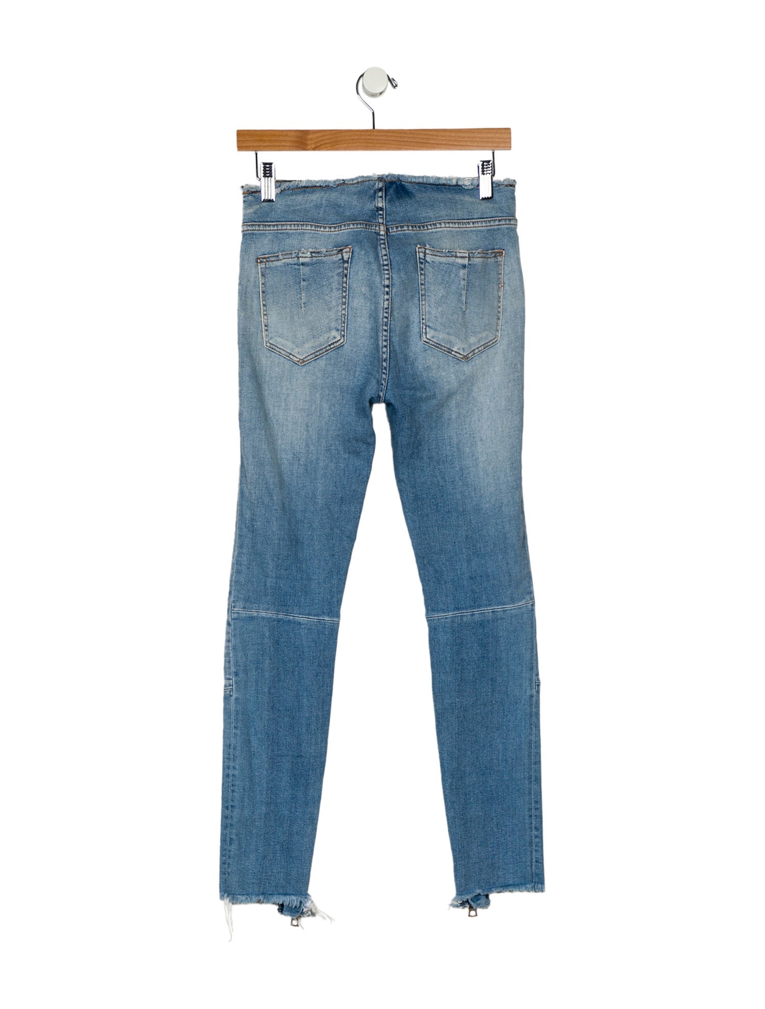 Unravel Project High-Rise Straight Leg Jeans